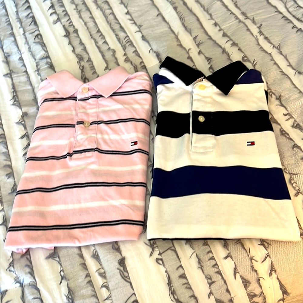 Set of two polos by Tommy Hilfiger Men’s XS EUC.  Free gift with purchase!